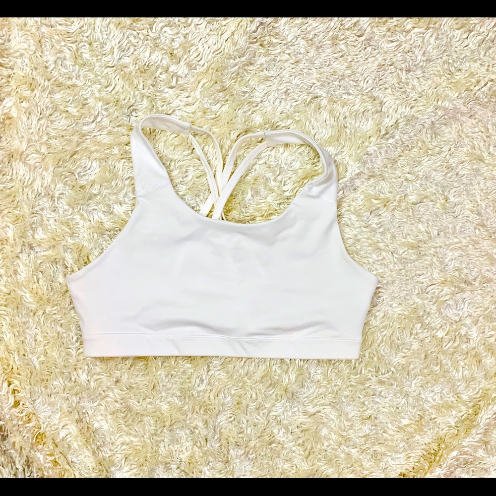 Old Navy Active White Sports Bra- NWOT